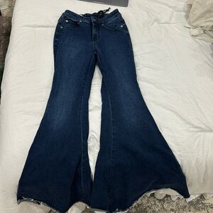 really cute and super flared jeans